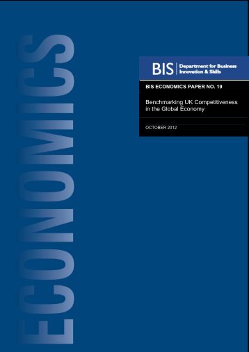 Benchmarking UK Competitiveness in the Global ... - Dius.gov.uk