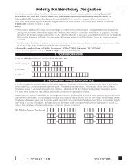 Fidelity IRA Beneficiary Designation - Instant Benefits Network