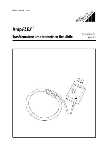 AmpFLEX Trasformatore amperometrico flessibile  - Gossen-Metrawatt