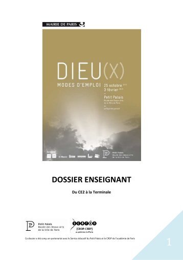 Dossier enseignant - Le Petit Palais - Ville de Paris