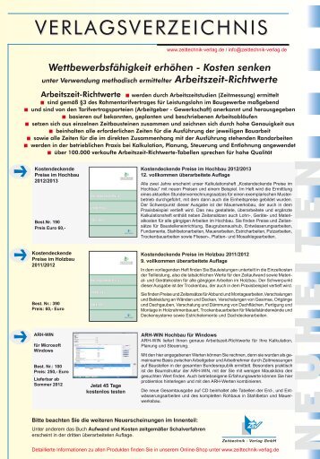 Download Verlagsverzeichnis Zeittechnik-Verlag PDF