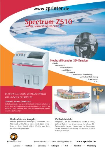 Spectrum Z510 - 3D-Drucker