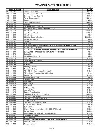 2012 11-01 tubeline wrapper parts price list.pdf