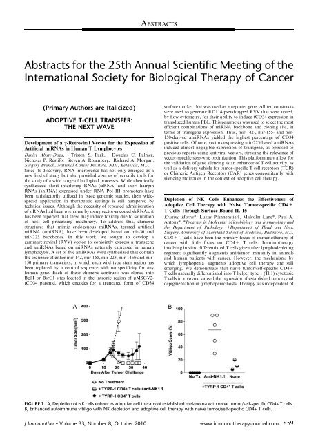 Abstracts for the 25th Annual Scientific Meeting of the International ...