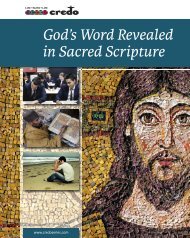 God's Word Revealed in Sacred Scripture - Veritas