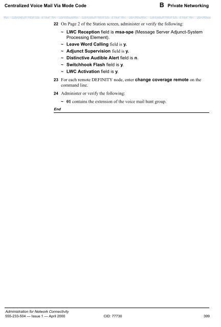 Definity ECS Admin for Network Connectivity.pdf - TextFiles.com