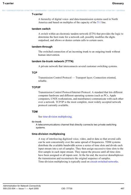 Definity ECS Admin for Network Connectivity.pdf - TextFiles.com