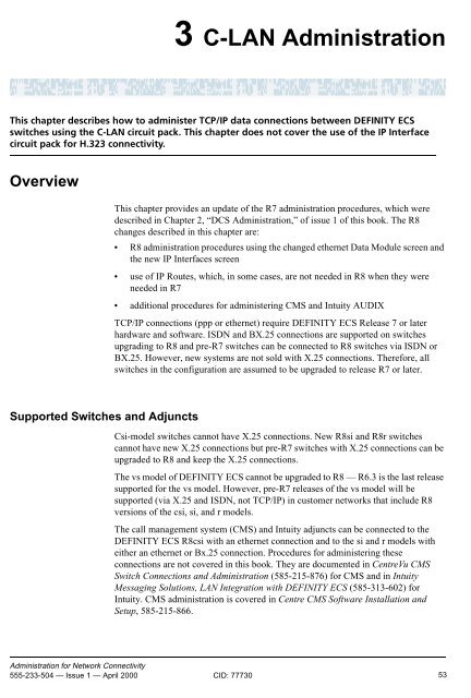 Definity ECS Admin for Network Connectivity.pdf - TextFiles.com