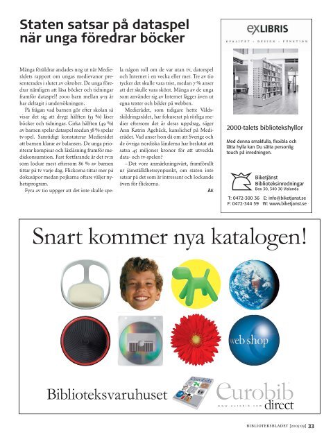 Tidningen som pdf-dokument - Svensk BiblioteksfÃ¶rening