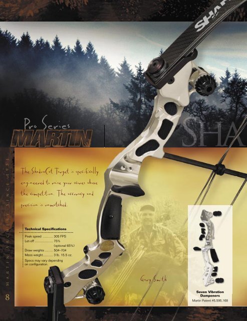 Manufacturer of the most complete line of archery ... - Martin Archery