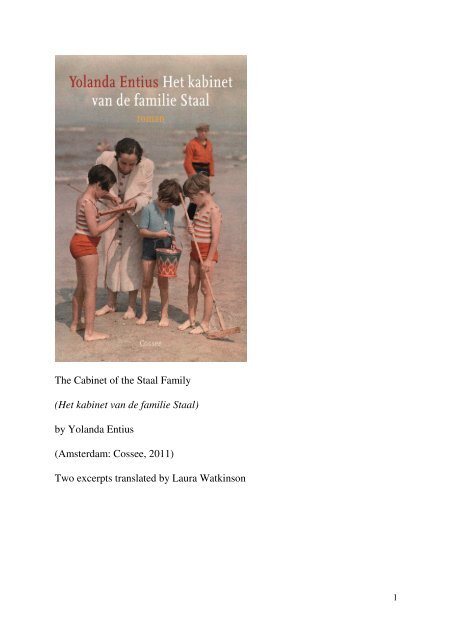 Het kabinet van de familie Staal - Uitgeverij Cossee