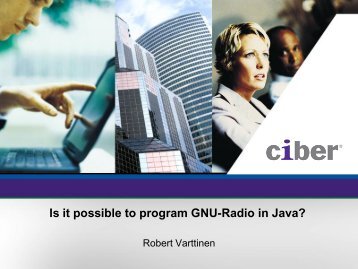 Is it possible to program GNU-Radio in Java? - Jfokus