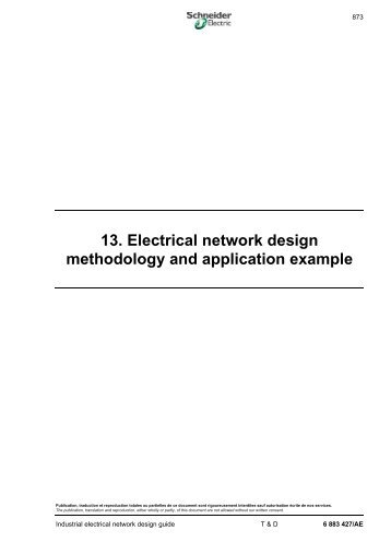 13. Electrical network design methodology and ... - Schneider Electric