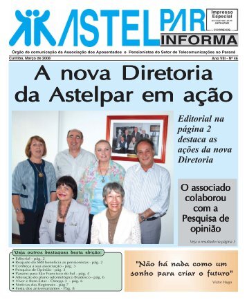 Astelpar Informa No 46 - MarÃ§o de 2008
