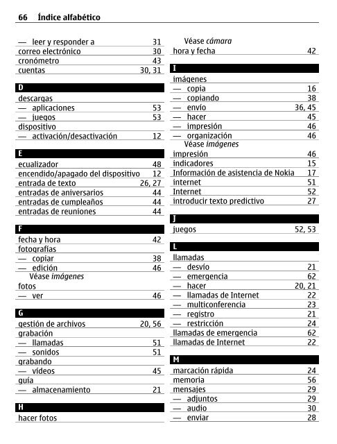 GuÃƒÂ­a de usuario del Nokia X3-02 - Claro