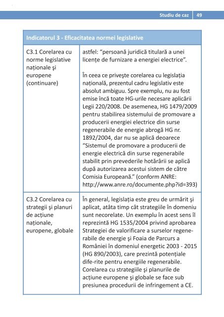 Coruptibilitatea legislaÅ£iei. Studiu de caz - utilizarea energiei eoliene ...