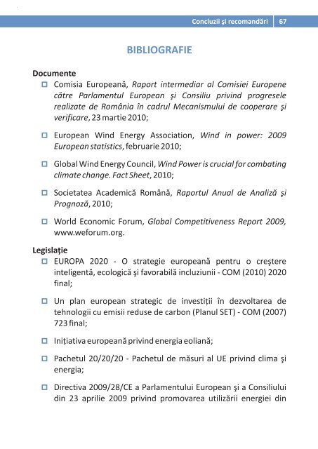 Coruptibilitatea legislaÅ£iei. Studiu de caz - utilizarea energiei eoliene ...