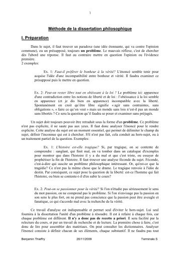 Dissertation litteraire methode