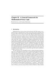 Chapter II: A General Framework for Mathematical Fuzzy Logic