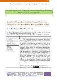 Habitability Study on Low-Cost House Design of Modern and ...
