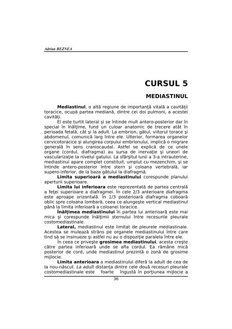 CURSUL I - Cursuri Medicina