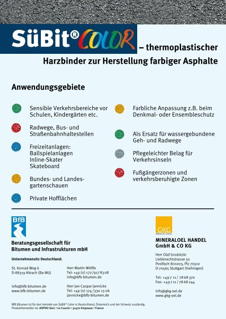 Color - GKG MINERALOEL HANDEL GMBH & CO KG