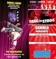 Midlands Drama School Summer School Brochure