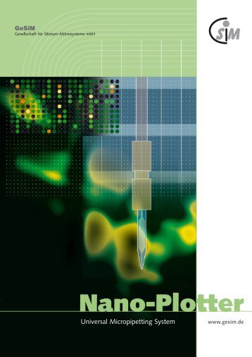 Nano-Plotter - GeSiM mbH