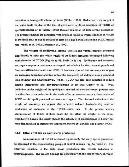 ON TESTIS AND EPlDlDYMlS OF RATS - Pondicherry University ...