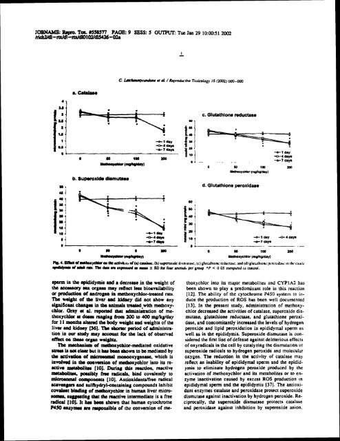 ON TESTIS AND EPlDlDYMlS OF RATS - Pondicherry University ...