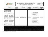 Matriz CLIO _2 - CÃ¡mara de Comercio de Dosquebradas