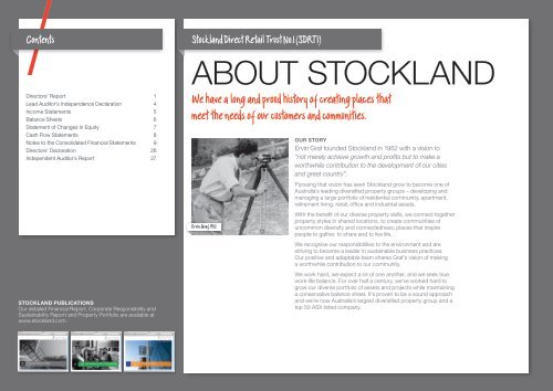 Stockland Direct Retail Trust No.1