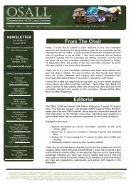 Newsletter Aug 2012 Vol 23 No 3 - Organisation of South African ...