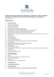 Axa Tarifbedingungen Peh 04 05 Beim Fairsicherungsladen