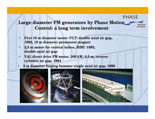 Direct drive large ring generators for wind power - the ... - Otherpower