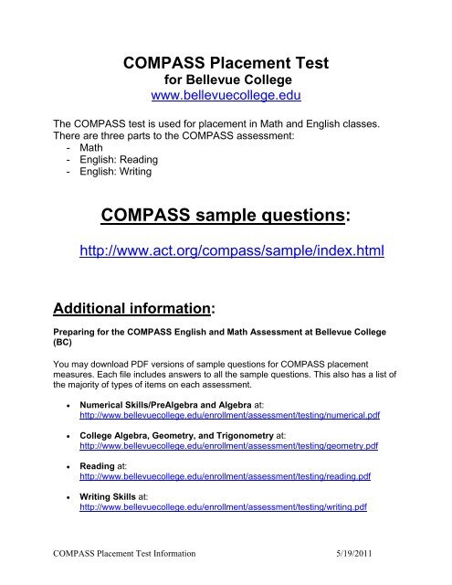 compass information