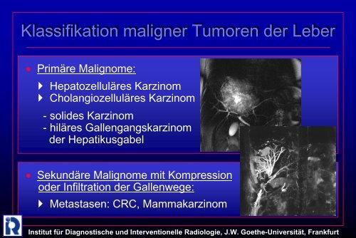 Institut fÃ¼r Diagnostische und Interventionelle Radiologie, JW ...