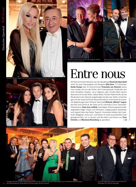 Deutscher Opernball 2012 - TOP Magazin Frankfurt