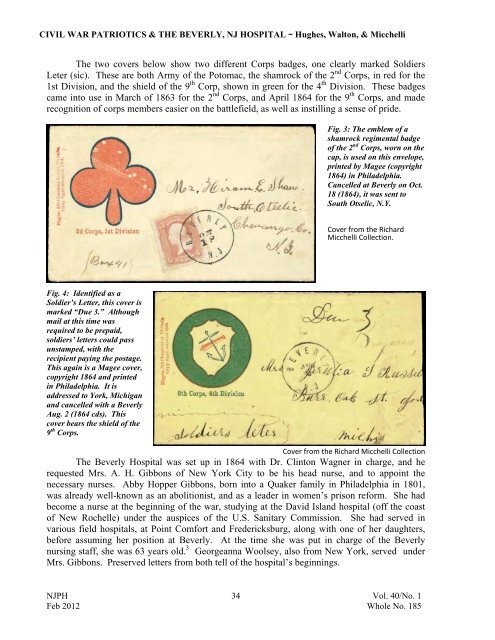 185 - New Jersey Postal History Society