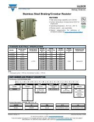 Var Vishay Audio Resistor Ultra High Precision High Datasheet