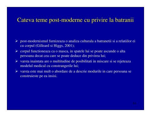 Deconstructia sociala a abuzului fata de batrani in ... - vrasti.org