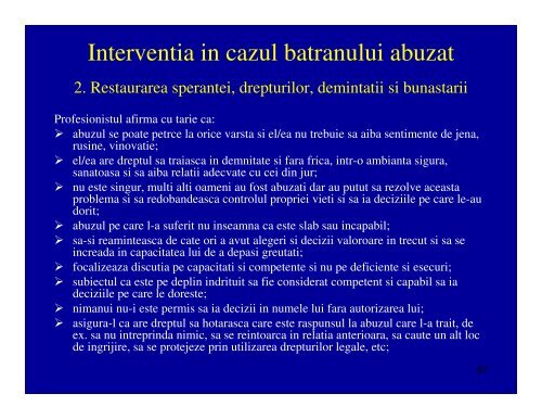 Deconstructia sociala a abuzului fata de batrani in ... - vrasti.org