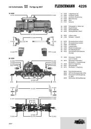 mit Schnittstelle Fertigung 2007 - Fleischmann-HO