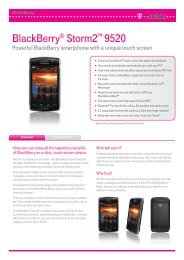 BlackBerry® Storm2™ 9520