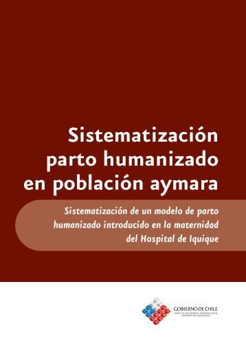 SistematizaciÃ³n parto humanizado en poblaciÃ³n aymara