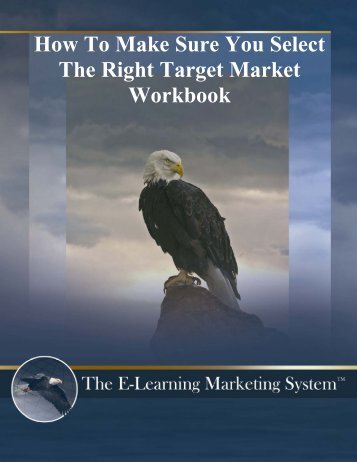 How To Make Sure You Select The Right Target Market Workbook