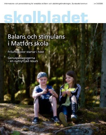 Balans och stimulans i Matfors skola - Sundsvall