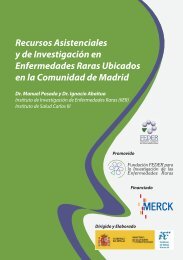 Recursos Asistenciales y de InvestigaciÃ³n en Enfermedades ... - Inicio