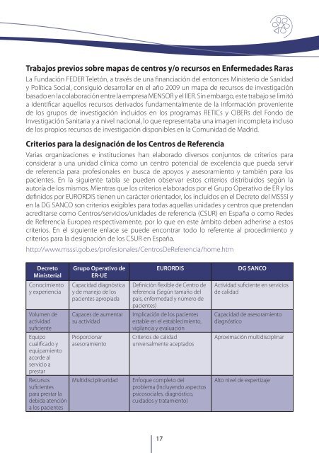 Recursos Asistenciales y de InvestigaciÃ³n en Enfermedades ... - Inicio