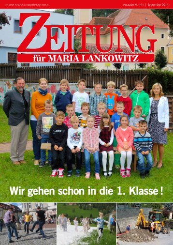 Ausgabe 141 - Wir gehen schon in die 1. Klasse !